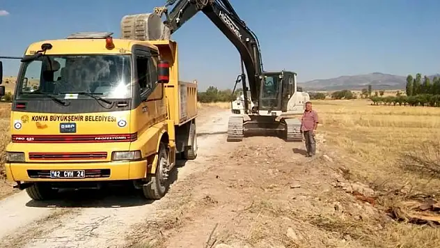 Seydişehir'de yol çalışmaları