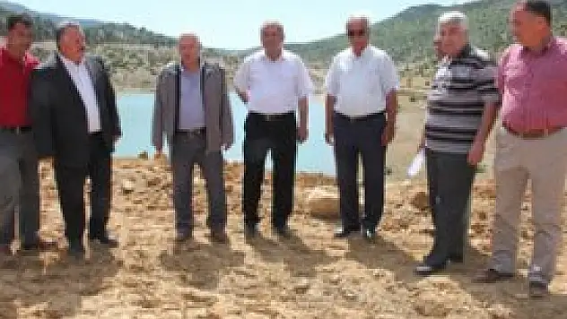 Tarım komisyonu Seydişehir'deki göletleri inceledi