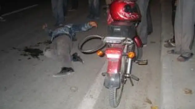 Motosikleti için gözyaşı döktü!