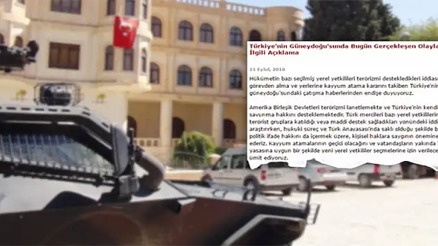 ABD terörist belediyelere kalkan oldu
