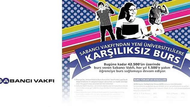 Sabancı Vakfı 400 yeni öğrenciye burs verecek
