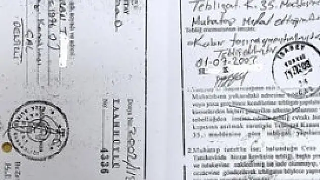 Mahkeme kararını mezara yapıştırarak tebliğ etti