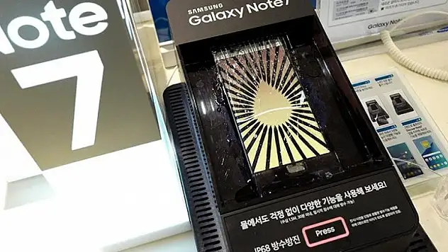 Samsung'dan Galaxy Note 7 sahiplerine uyarı
