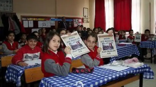 İlkokul öğrencileri masal kitabı yazdı