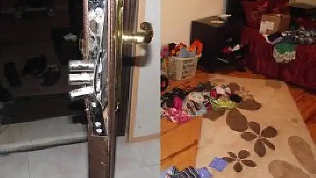 Kapı kilitlerini patlatıp evleri soydular