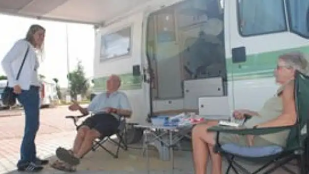 Turistler, Karatay Karavan Parkı'dan memnun