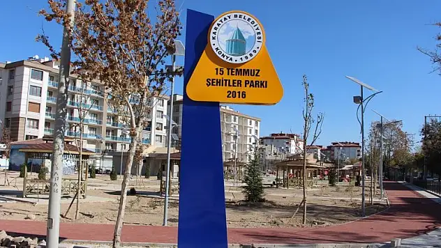 Karatay'a yeni park!