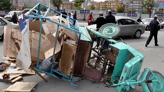 Konya'da iki tır çarpıştı: 1 ölü, 1 yaralı