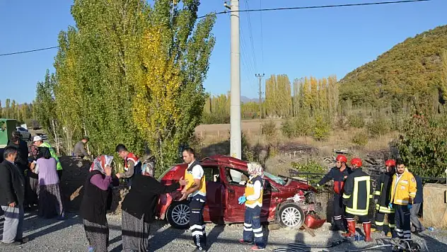 Konya'da trafik kazası: 1 ölü, 1 yaralı