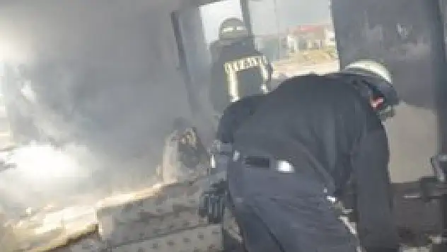 Konya'da ev yangını