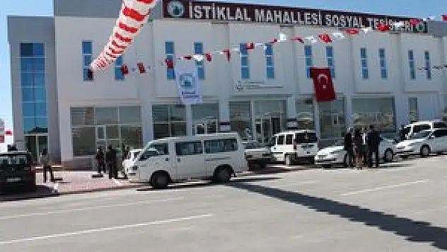 Karatay'da  İstiklal Sosyal Tesisler ve Sağlık Merkezi açıldı 