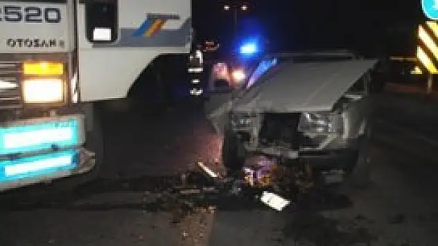 Konya'da trafik kazası: 2 yaralı