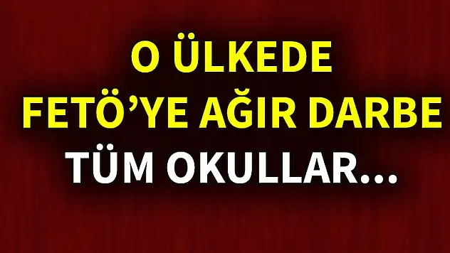 Çad'daki tüm FETÖ okulları Maarif Vakfına devrediliyor