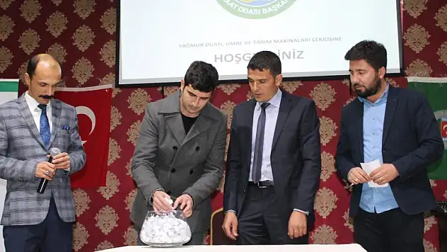 Altınekin'de umre kazananlar belli oldu