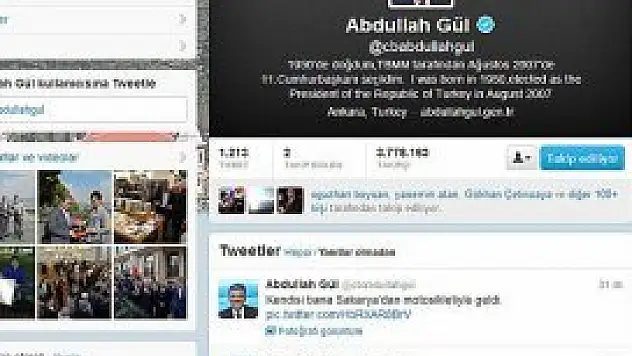 Cumhurbaşkanı Gül'den 'Sofuoğlu' twitleri