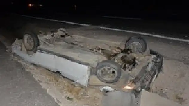 Otomobil takla attı 2'si yabancı 4 yaralı