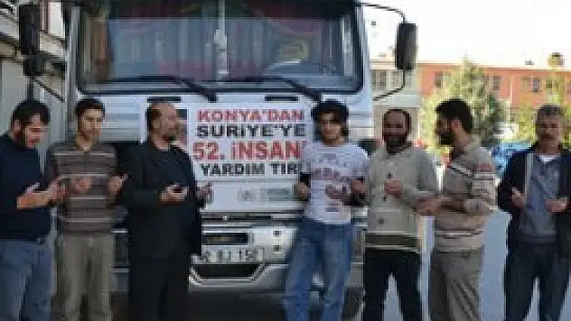 İHH-AYDER  52'nci yardım tırını yolcu etti