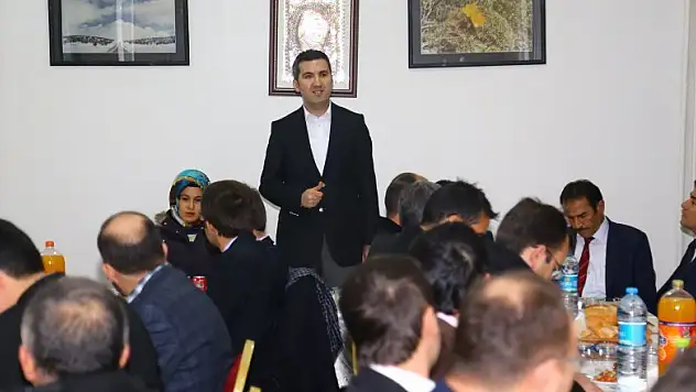 Hadim Kaymakamı Büyükergene'ye veda yemeği