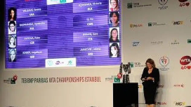 WTA Championships İstanbul'da kuralar çekildi