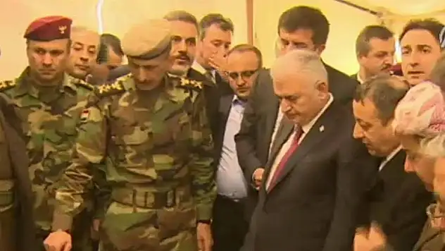 Yıldırım Peşmerge güçlerini ziyaret etti