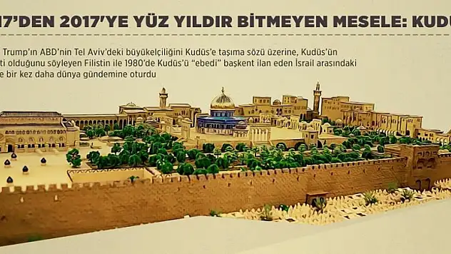 1917'den 2017'ye bir asırdır bitmeyen mesele: Kudüs