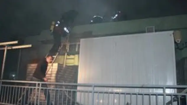 Konya'da otogar yangını