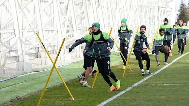 Konyaspor, Gençlerbirliği maçı hazırlıklarına başladı