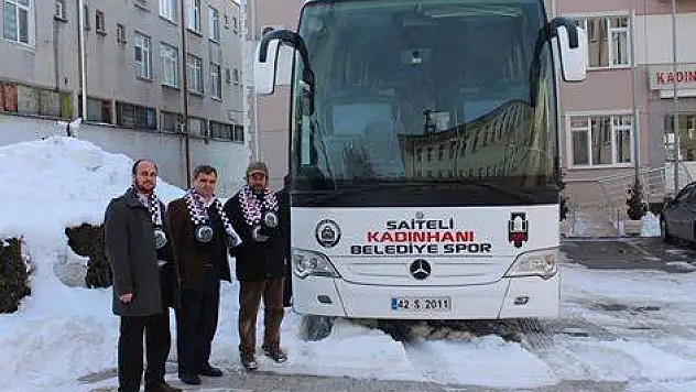 Kadınhanı Belediyespor'a yeni otobüs