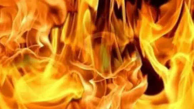 Beyşehir'de bahçe yangını