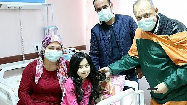 Lösemi hastası Zehra'nın dileği gerçekleşti