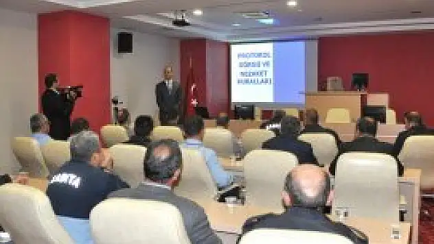 'Protokol Kuralları' anlatıldı