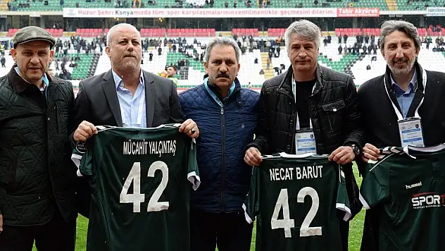 Konyaspor, efsanelerini unutulmadı