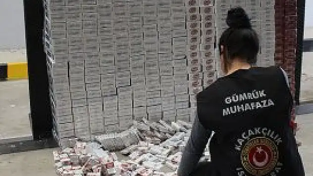 266 milyon paket kaçak sigara yakalandı