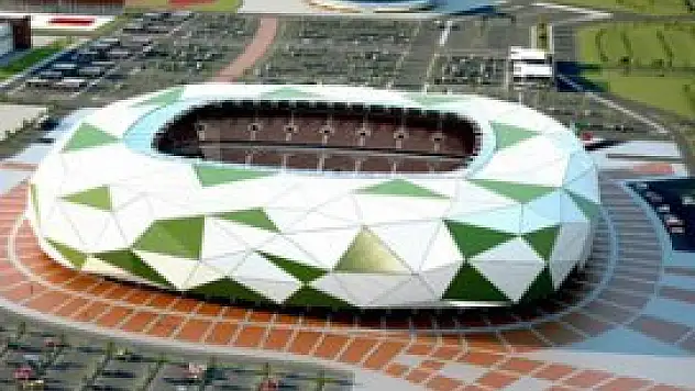 Konya'da yeni stadyumun yapımı hızla ilerliyor