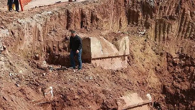 Kocaeli'de Roma dönemine ait lahit mezarlar bulundu