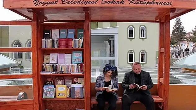 Yozgat'ta 'sokak kütüphaneleri' oluşturuldu