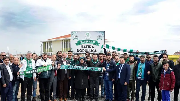 Meram'da Nalçacılılar Hatıra Koruluğu oluşturuldu