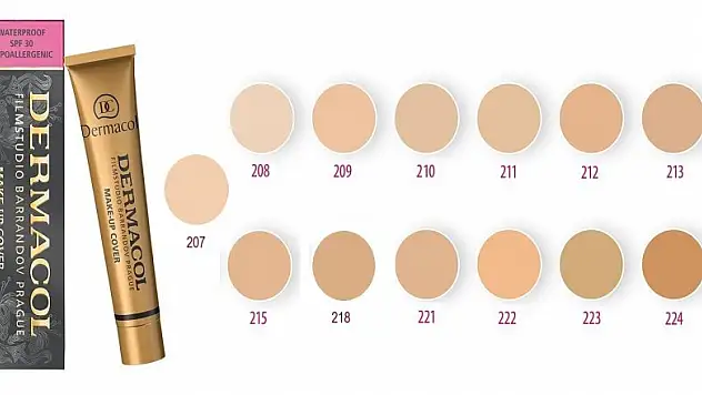 Dizi setleri 1 numaralı makyaj ürünü: Dermacol!