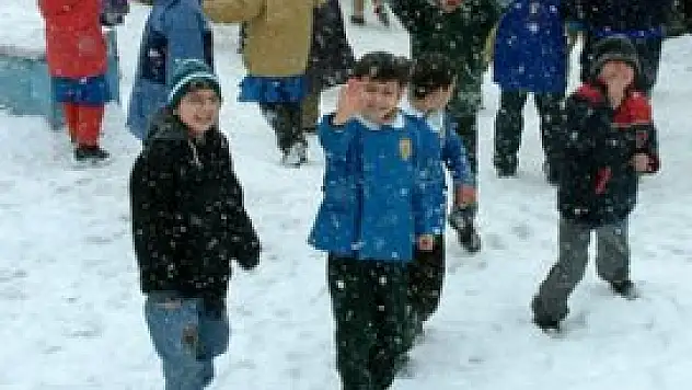 İlk kar tatili geldi! İki ilçede okullar tatil!