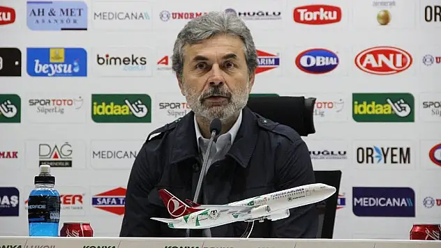 Konyaspor Teknik Direktörü Aykut Kocaman, oyundan memnun