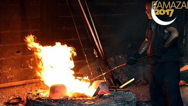 Döküm işçilerinin zorlu ramazan mesaisi