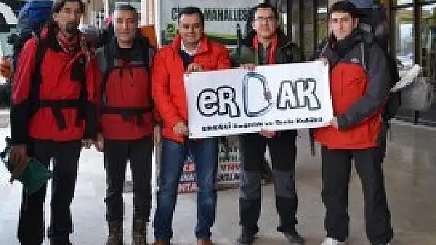 Ereğlili dağcılar Kars'a gitti