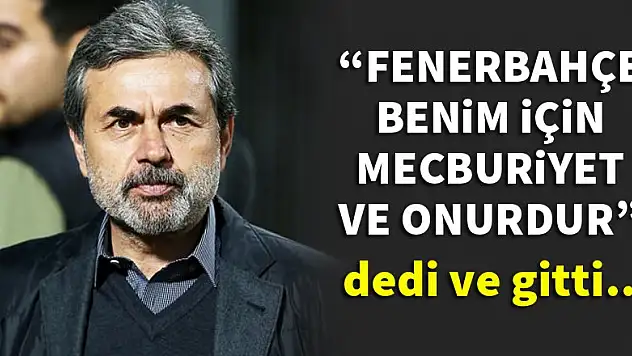 Aykut Kocaman'ın Konyaspor'da son açıklaması! 'Fenerbahçe benim için...'