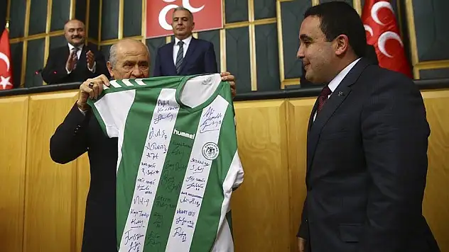 Forma Bahçeli'ye götürüldü