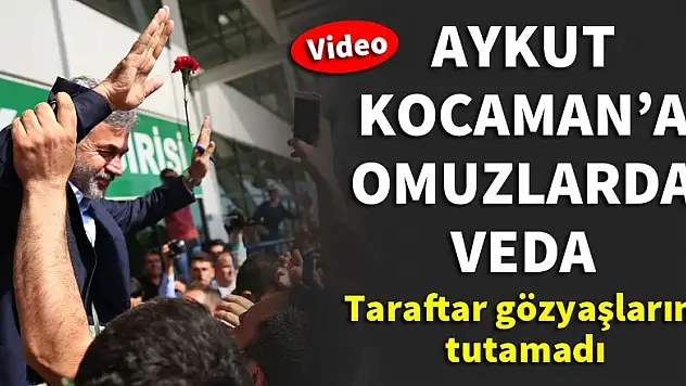 Aykut Kocaman, Konyaspor'a omuzlarda veda etti