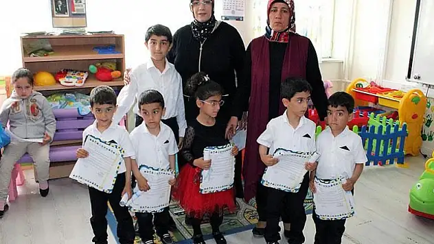 Yozgatlı beşizlerin karne heyecanı