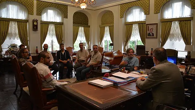 Konyaspor teknik heyetinden Rektör Şahin'e ziyaret