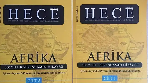 Hece edebiyat dergisi Afrika özel sayısı hazırladı