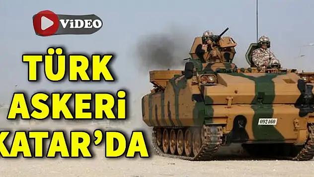 Askerimiz Katar'da! TSK Mekanize Birlikleri Doha'ya girdi