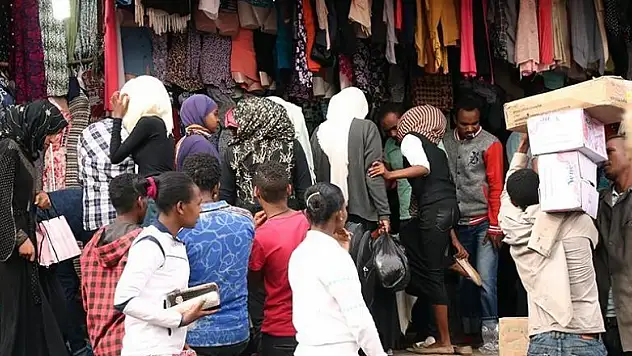 Afrika'nın en büyük pazarında bayram hazırlığı